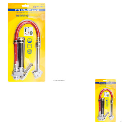 LUFTREIFENGASGENERATOR PUMPE DRUCKMESSER AUTO FAHRRAD GARAGE KOMPRESSOR TRAGBAR NEU