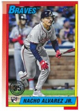 2025 Topps Series 1 NACHO ALVAREZ JR. RC 35th Anniversary Insert #T90-79 Braves