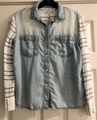 Vintage Havana Chambray Scandi Minimal Old Money Quiet Luxury Mob Wife Size S