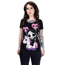Heartless Frauenshirt Schwarz Cat Reaper T-Shirt