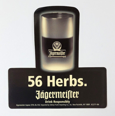 Jägermeister USA ex Aufkleber Sticker - 56 Herbs