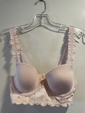 Aerie NEW Real Happy Demi Lightly Lined Retro Lace Bra - 32C
