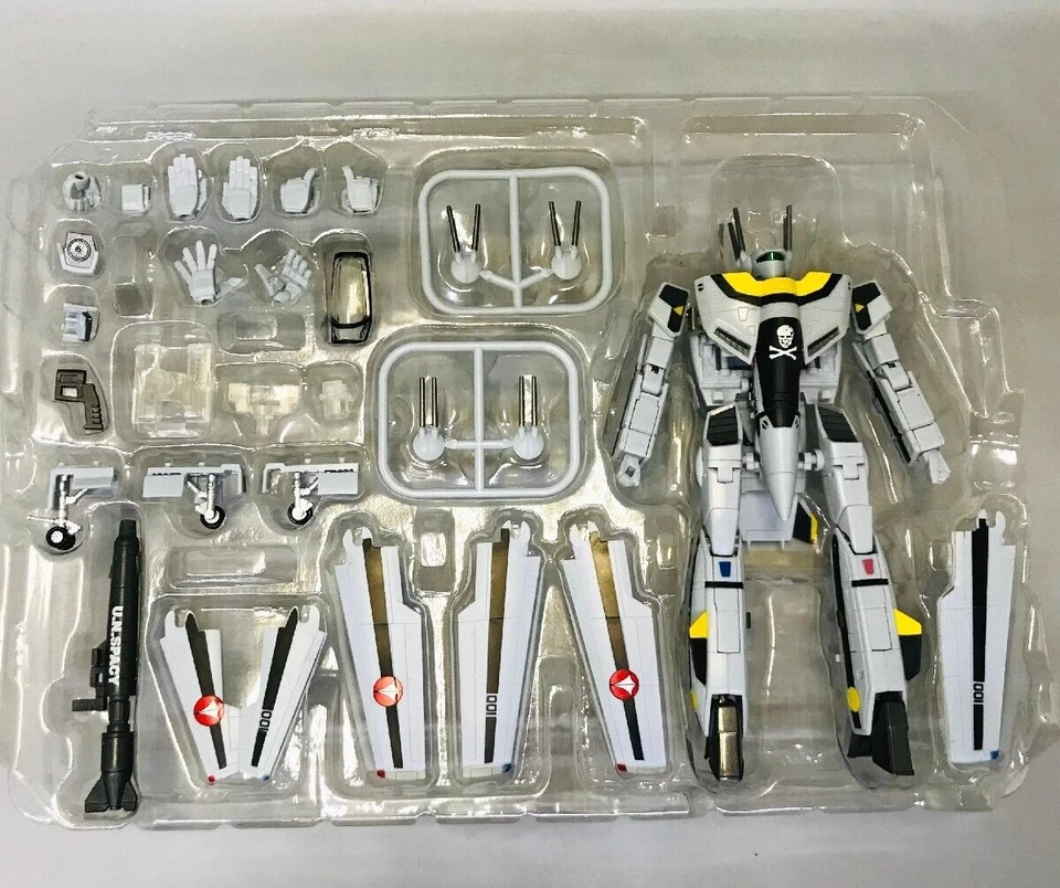 Figura especial Macross JAPÓN BANDAI Hi-Metal R VF-1S Strike Valkyrie Roy Focker Foto 4 de 4