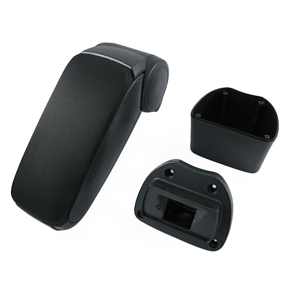 OMAC USA Black Leather Armrest Centre Console Storage Box For Nissan Juke 2011 2017