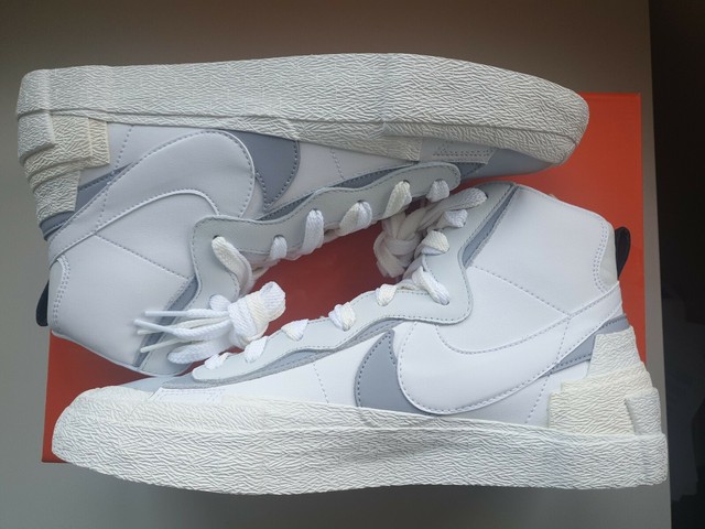 nike x sacai blazer white