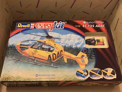 Revell Easykit Eurocopter EC-135 ADAC. Maßstab 1:72. Bausatz versiegelt. Box Crushed