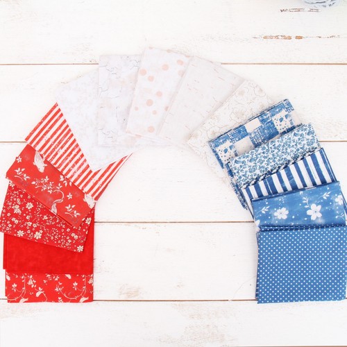 Premium Fat Quarter Bundles 30+ Color Options 100% Cotton Quilting Fabric Sets - Picture 31 of 289