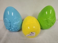 3D Paw Patrol  & Teenage Mutant Ninja Turtles Large Empty Easter Eggs Set of 3