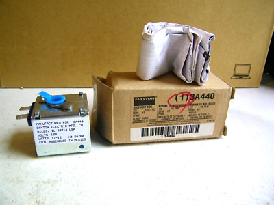 Dayton 3A440 operating coil w/spade terminals for Dayton solenoid valves, 120VAC