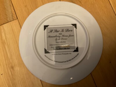 Marilyn Monroe Norma Jeane 1994 Limited Edition Hamilton Plate A Star is Born