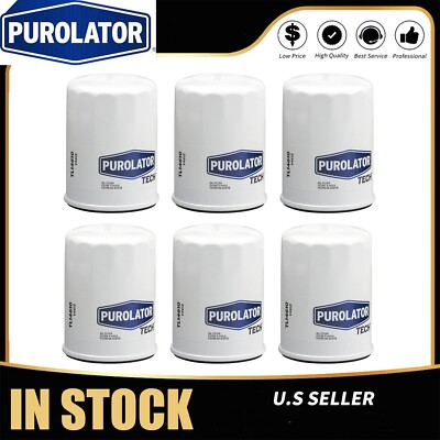 Purolator Set 6 Engine Motor Oil Filters For Subaru Forester Impreza Outback H4