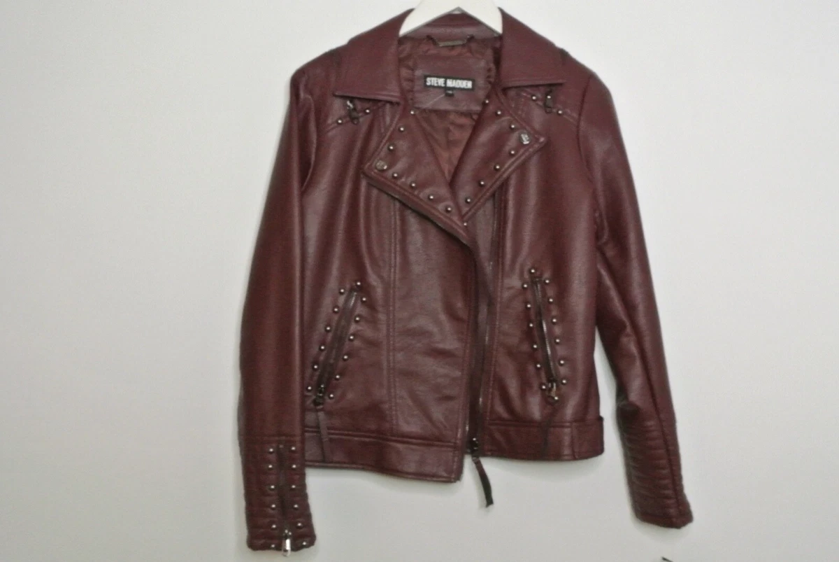 Steve madden leather jacket sale