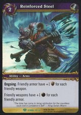World of Warcraft TCG Reinforced Steel (Foil) - Assault on Icecrown Citadel 10/3