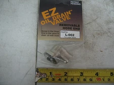 Removable L-Type 90 degree Hose End 5/8" Large Body EZ Oil Drain Valve P/N L-002