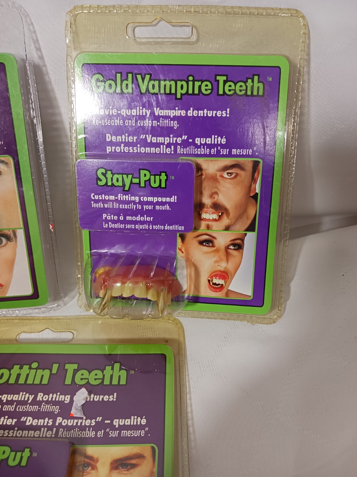 Monster Vampire Scary Stayput Dentures Costume Teeth LOT OF 5! eBay