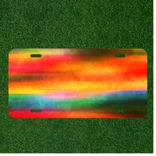 Custom Personalized License Plate Auto Tag With Cool Creative Art Design