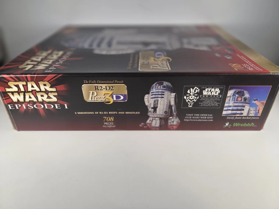 Rompecabezas 3D Star Wars Episodio 1 R2-D2 Wrebbit usado Foto 4 de 4