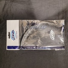 Finis Swim Silicone Swim Cap Black OSFA Training Fitness