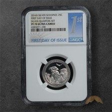 2016-S Silver Shawnee Illinois Quarter - NGC PF70 UCAM - San Fransisco