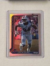 2025 Topps Chrome Football Landon Jackson RC #358 Silver Refractor Buffalo Bills