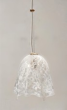 Sospensione Macramè S20 bianco di La Murrina in vetro di Murano 1xE27