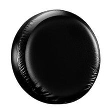 Hoypeyfiy 31-33 Inch PVC Leather Spare Tire Cover, Black Weatherproof