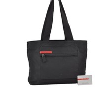 Autentica borsa a mano PRADA sportiva vintage nylon tela tracolla B10674 nera 210AB