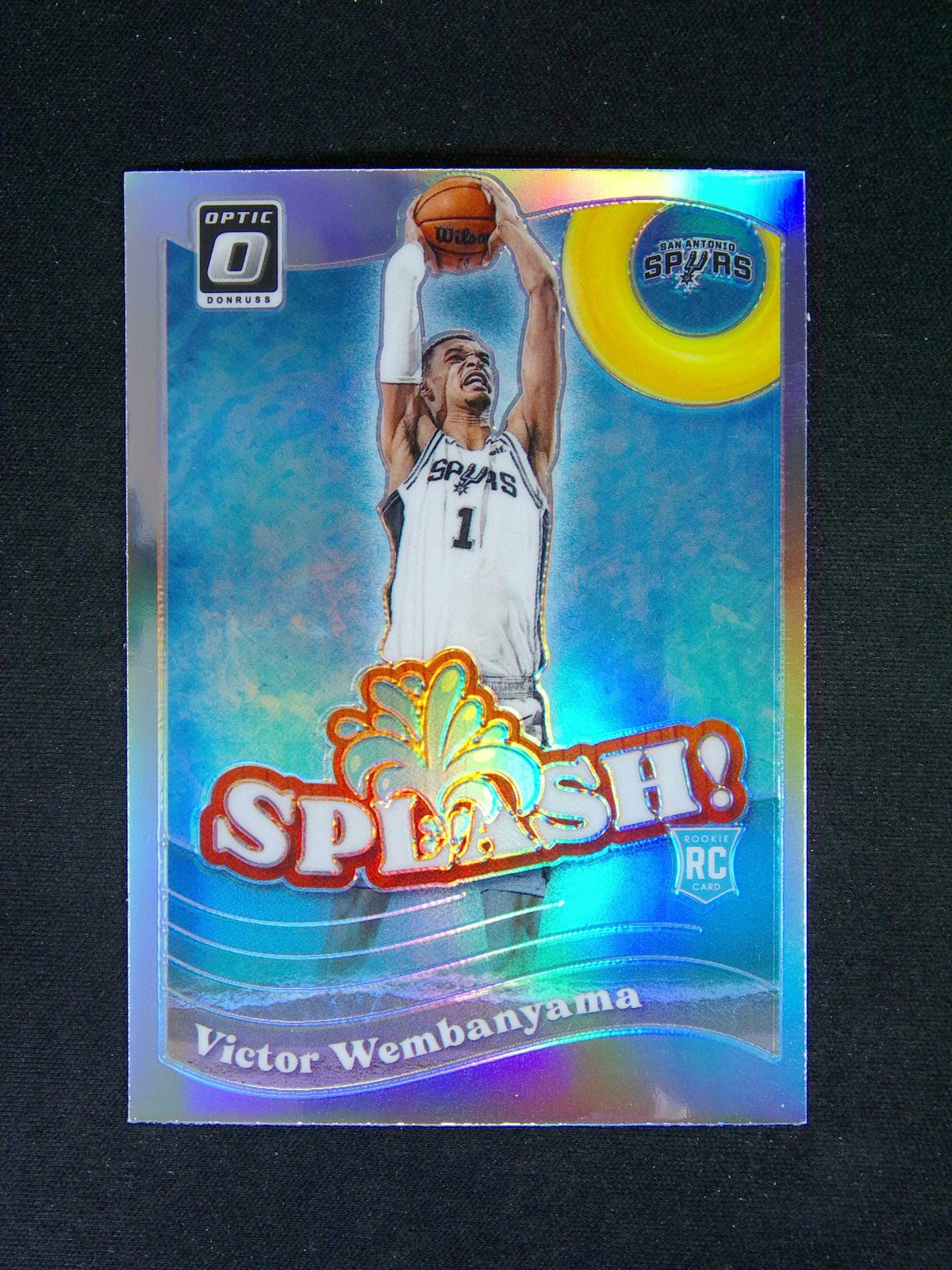 2023-24 Panini Donruss Optic Victor Wembanyama #6 RC Splash Silver