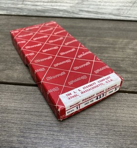 Vintage Starrett 5" Stainless Pocket Slide Caliper No. 425 Made in USA