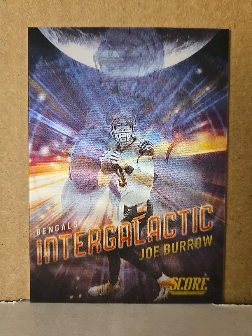 2021 Joe Burrow Panini Score #18 Intergalactic Case Hit