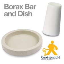 Cooksongold Jeweller's Borax Bar/Borax Cone and Dish - Also Available Separately