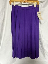 NWT NOS Vintage 1980 sPleated Jo Hardin Women s Skirt Sz 6.