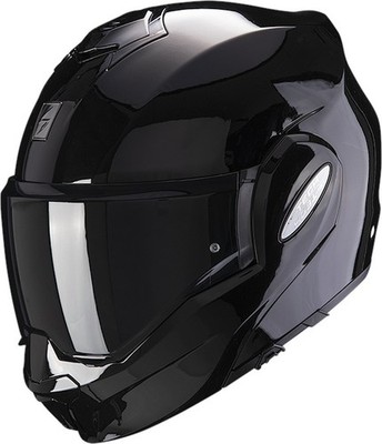 SCORPION EXO-TECH EVO SOLID modular für Motorradfahrer, schwarz glänzend