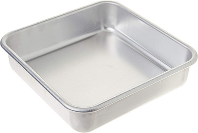Nordic Ware Naturals Aluminium kommerzielle 8'' x 8'' Quadratische Kuchenform, 8 x 8 Zoll,