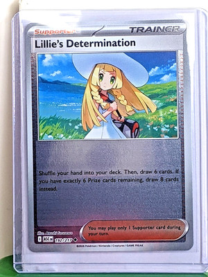 XLOV mystargoods ハル トレカ 빨강 망토ver. Lillie's Determination 192/217 Me: Ascended Heroes Reverse Holo NM