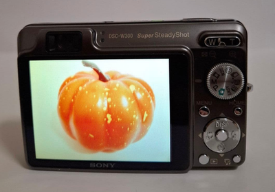 Sony Cyber-shot DSC-W300 13.6MP Digital Camera - Black for sale