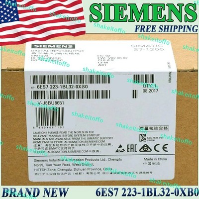 New In Box SIEMENS 6ES7 223-1BL32-0XB0 6ES7223-1BL32-0XB0 I/O Module Free Ship