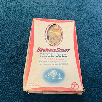 DeJournette Brownie Scout Paper Doll Uniforms Both Cut and Uncut Aristocrat