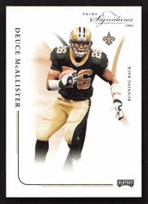 2004 Playoff Prime Signatures Deuce McAllister #/999 SN #59 Card