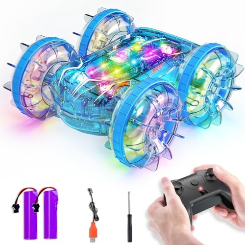 For Boys, 2.4ghz Rc Boat Monster Truck With Led