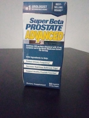 New Vitality Super Beta Prostate P3 Advanced 60 Caplets Damaged Box ...