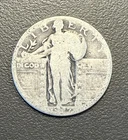 1927 Standing Liberty Quarter Rough Circulated / 90% Silver / Great For Hoarding