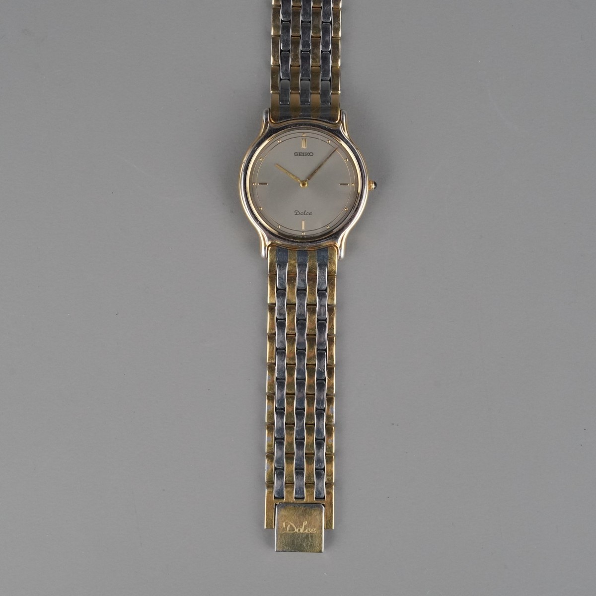 ✨SEIKO✨セイコー✨DOLCE✨9530-6000✨クォーツ✨コンビ✨腕時計 SEIKO Dolce QUARTZ Vintage 1987 9530-6000 Men's Watch 31mm New