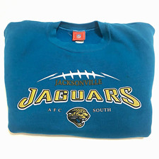 Vintage Jacksonville Jaguars Crewneck Sweatshirt XL ptp 25, length 26.5