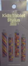Kids Tablet Stylus Pen 4-Pack 8 total Crayon Style for Tablets