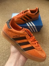 Adidas Gazelle Indoor Trainers Orange UK Size 3.5
