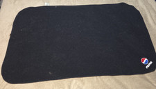 Vintage Pepsi Promotional Throw Blanket Black Approx Size 30" x 50" Promo Item