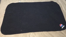 Vintage Pepsi Promotional Throw Blanket Black Approx Size 30" x 50" Promo Item
