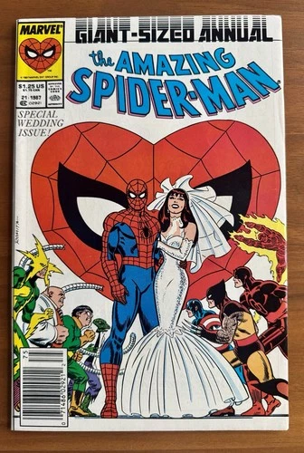 Amazing Spider-Man Annual #21 Newsstand Variant (1987) NM - 9.2