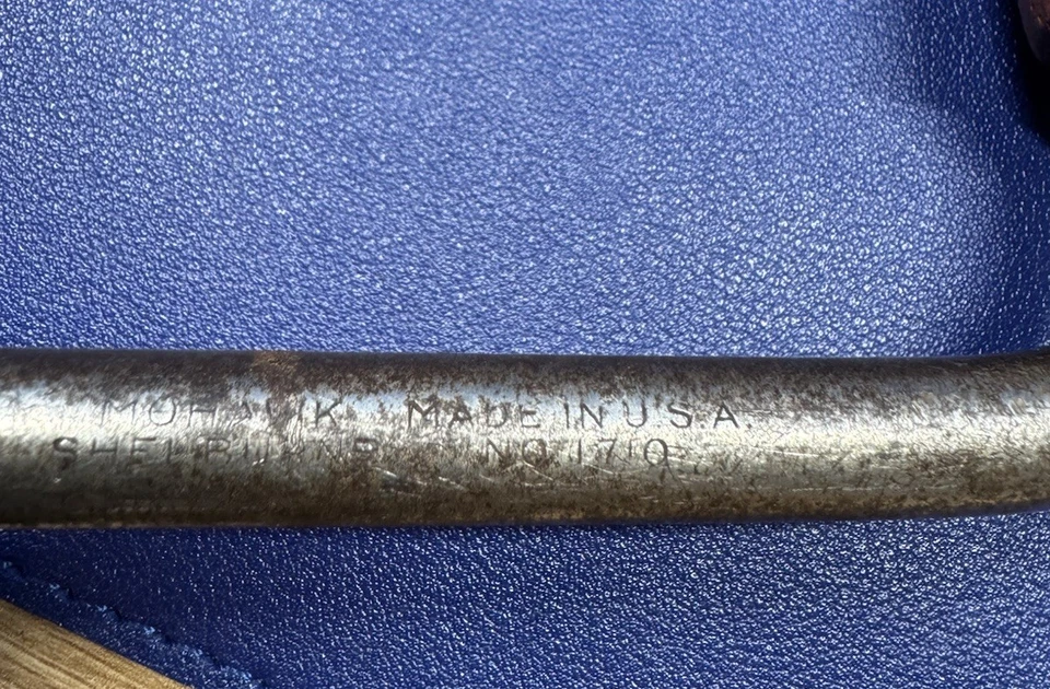 Taladro manual Mohawk vintage con mango de madera Mohawk 1710 hecho en EE. UU. Foto 4 de 4